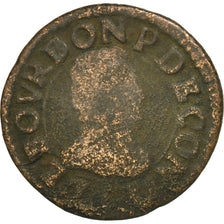 Monnaie, France, CHATEAU-RENAUD, François de Bourbon, Double Tournois, Undated