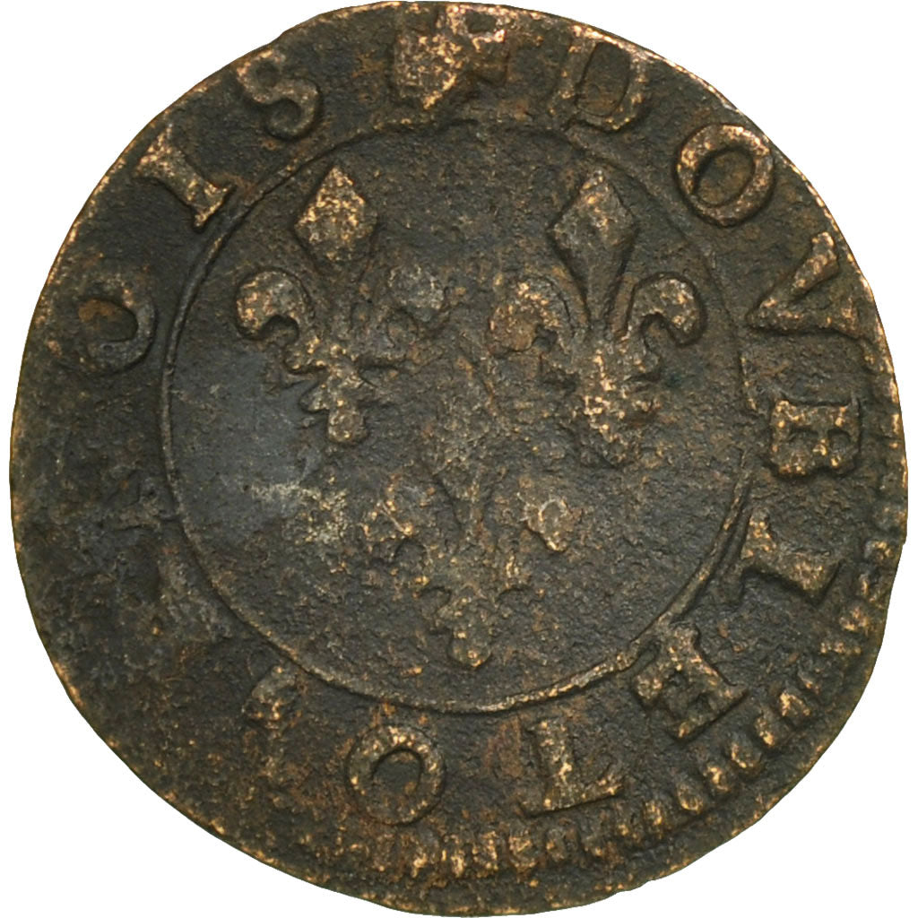 France, CHATEAU-RENAUD, François de Bourbon, Double Tournois, Undated, F(12-15)