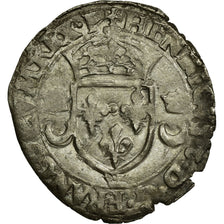 Coin, France, Douzain aux croissants, 1551, Cremieu, VF(20-25), Silver