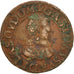 Monnaie, France, DOMBES, Gaston d'Orléans, Double Tournois, 1636, Trévoux, TB