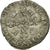 Moneda, Francia, Douzain aux croissants, 1551, Cremieu, BC+, Plata, Ciani:1305