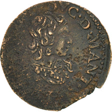 Monnaie, France, Ardennes, Charles II, Double Tournois, Charleville, TB+