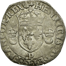 Munten, Frankrijk, Douzain aux croissants, 1551, Dijon, FR+, Zilver, Ciani:1305