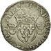 Moneta, Francja, Douzain aux croissants, 1551, Montélimar, VF(30-35), Srebro