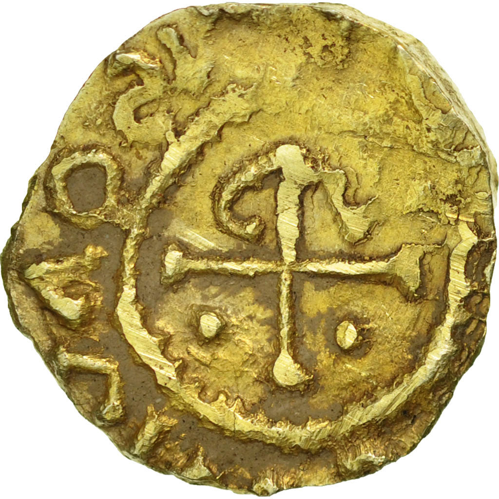 Monnaie, France, LINCONAS, Langres, Triens, Monétaire incertain, TTB+, Or