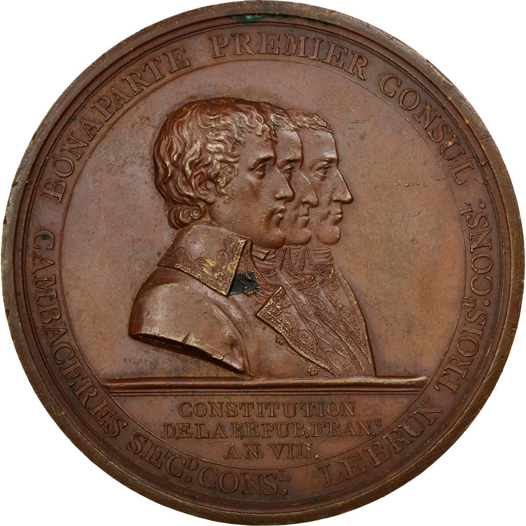 France, Medal, History, 1800, Mercié, SUP, Bronze