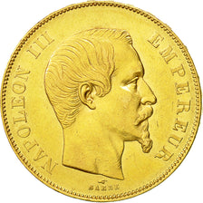 Coin, France, Napoleon III, Napoléon III, 50 Francs, 1855, Paris, AU(50-53)