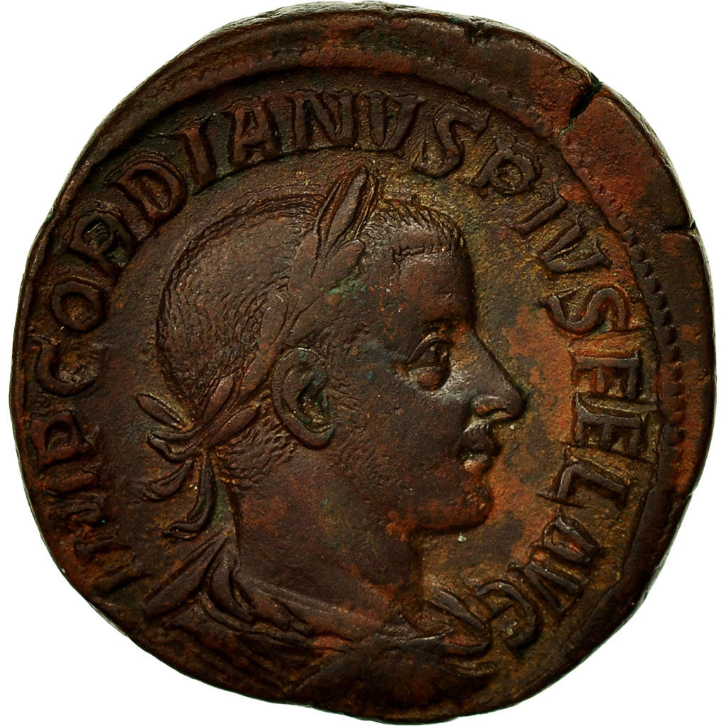 Moneta, Gordian III, Sesterzio, Rome, BB+, Bronzo, RIC:303a