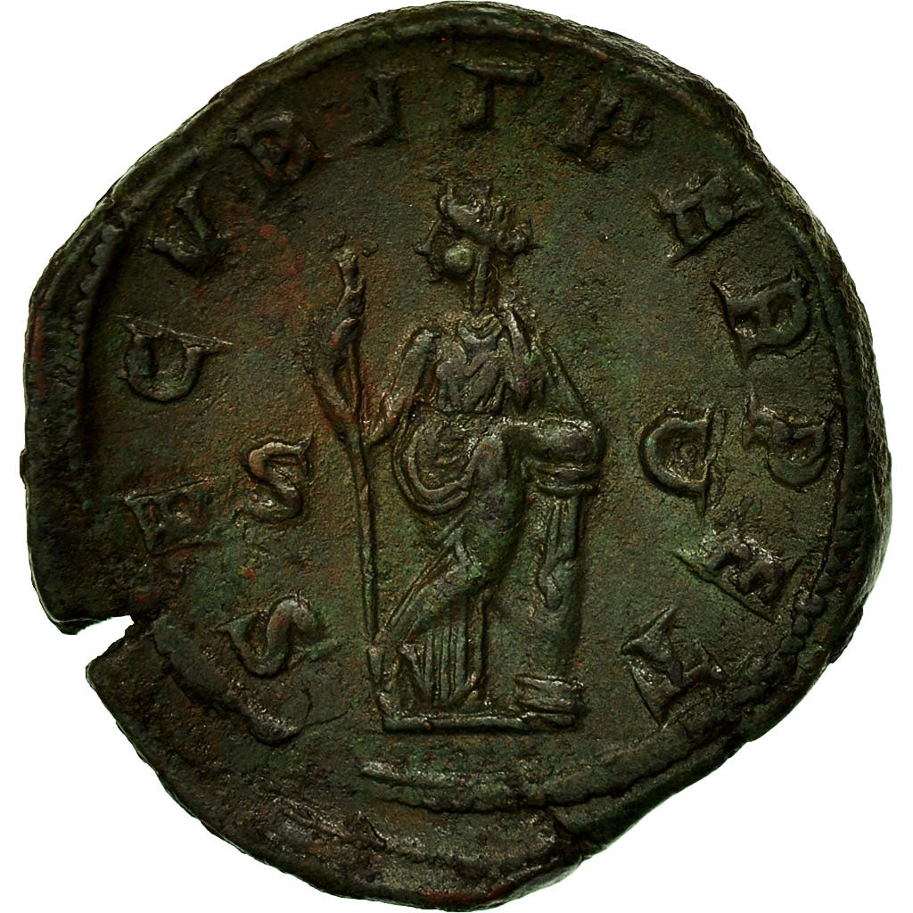Coin, Gordian III, Sestertius, Rome, AU(50-53), Bronze, RIC:335a