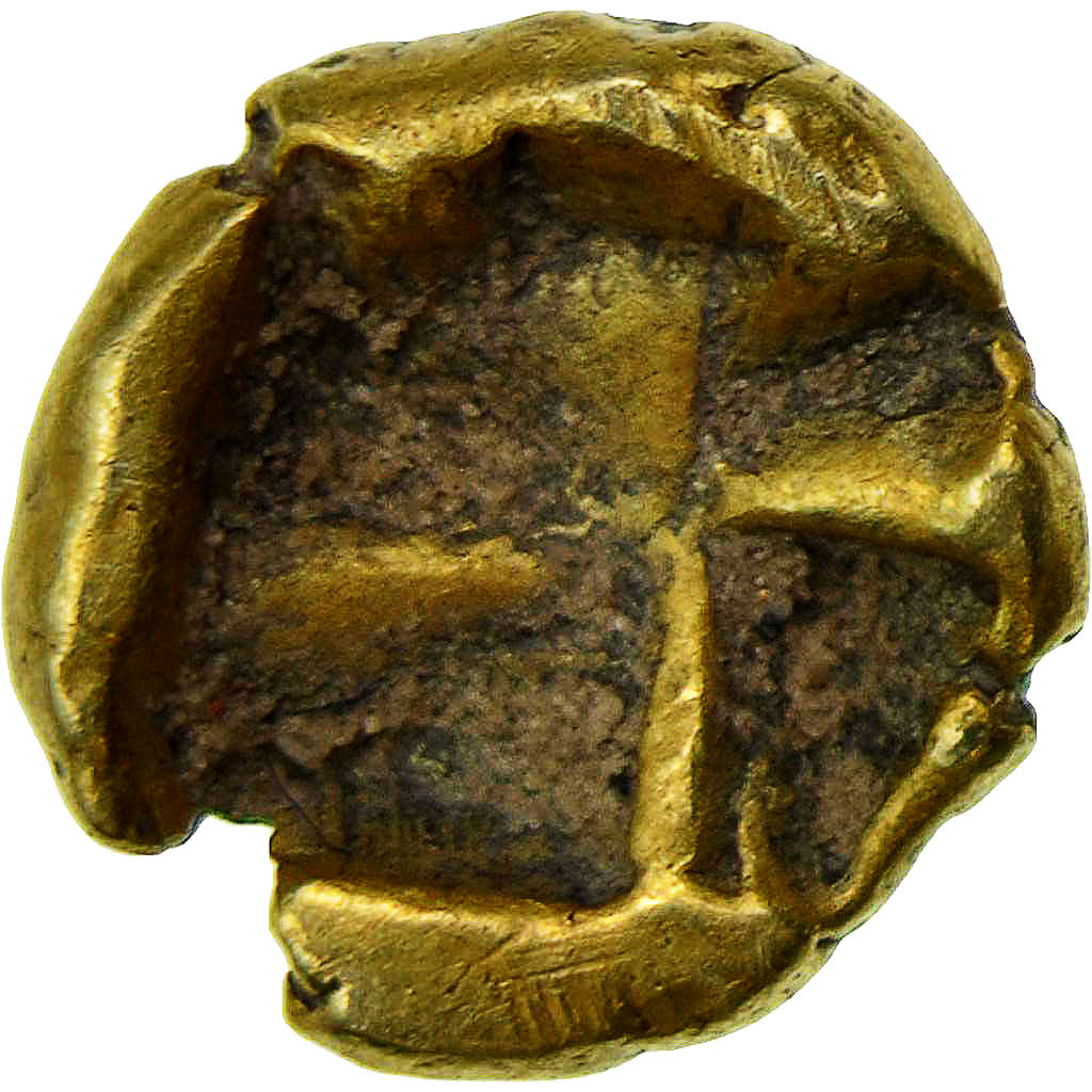 Ionia, Uncertain, 1/48 Stater, AU(50-53), Electrum, SNG von Aulock:-