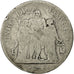 France, Union et Force, 5 Francs, AN 11, Paris, F(12-15), Silver, KM:639.1