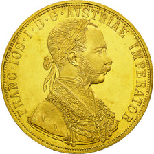 Austria, Franz Joseph I, 4 Ducat, 1915, Vienne, MS(64), Gold, KM:2276