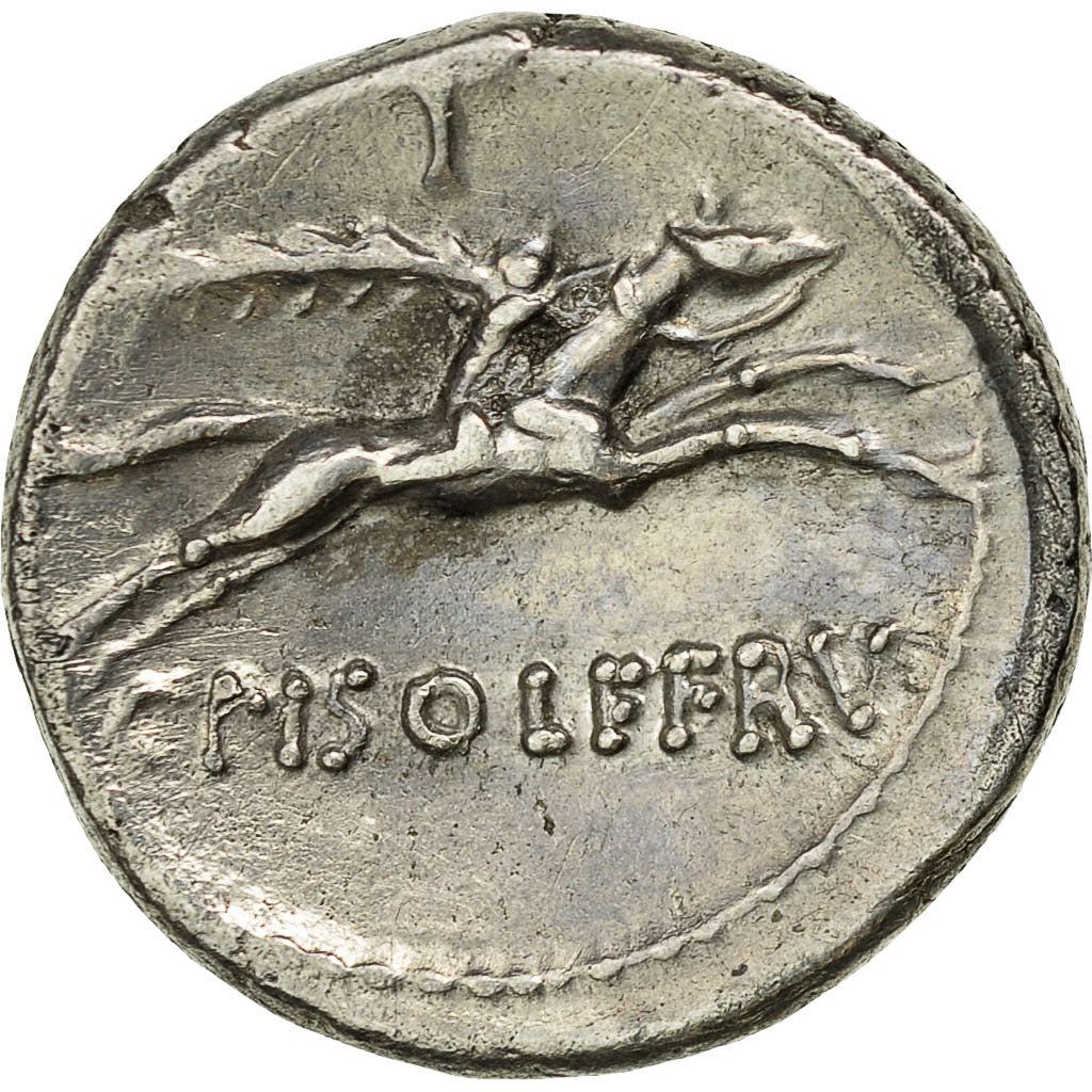 Coin, Calpurnia, Denarius, Rome, AU(55-58), Silver, Crawford:408/1a