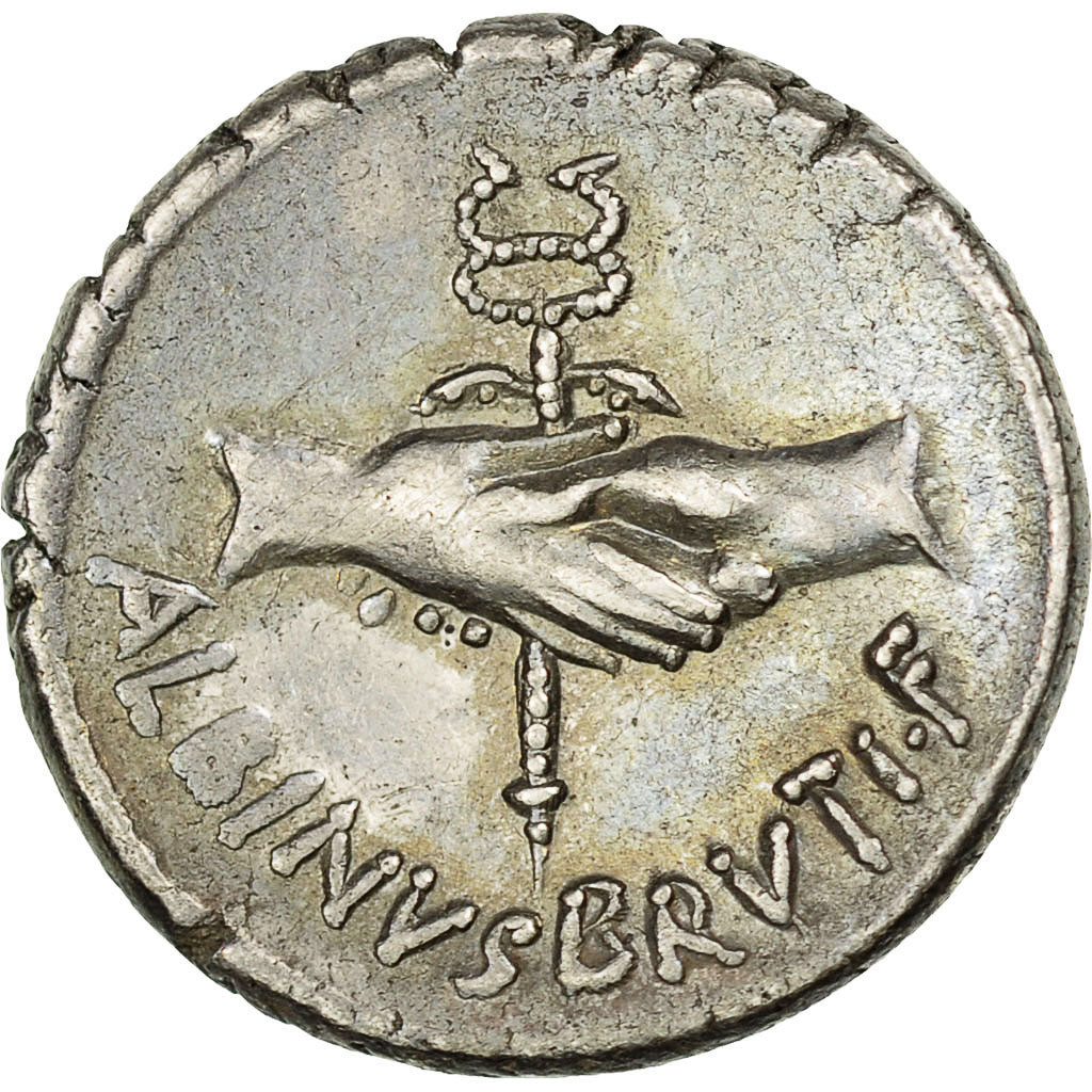 Postumia, Denarius, Rome, SS+, Silber, Crawford:450/2