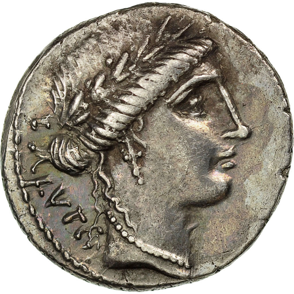 Coin, Acilia, Denarius, Rome, MS(60-62), Silver, Crawford:442/1a