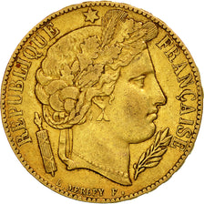 Monnaie, France, Cérès, 20 Francs, 1851, Paris, TTB, Or, KM:762, Gadoury:1059