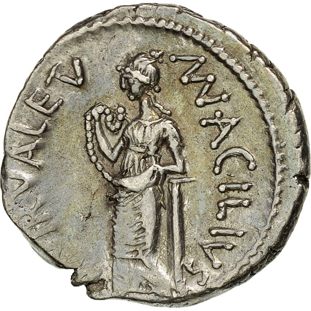 Coin, Acilia, Denarius, Rome, AU(55-58), Silver, Crawford:442/1a