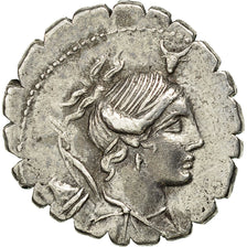 Moneda, Postumia, Denarius, Rome, EBC, Plata, Crawford:372/1