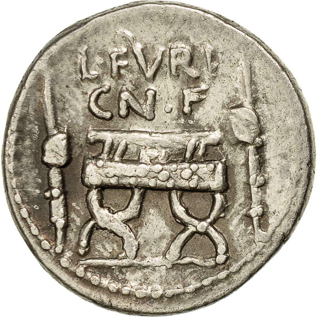 Coin, Furia, Denarius, Rome, AU(55-58), Silver, Crawford:414/1