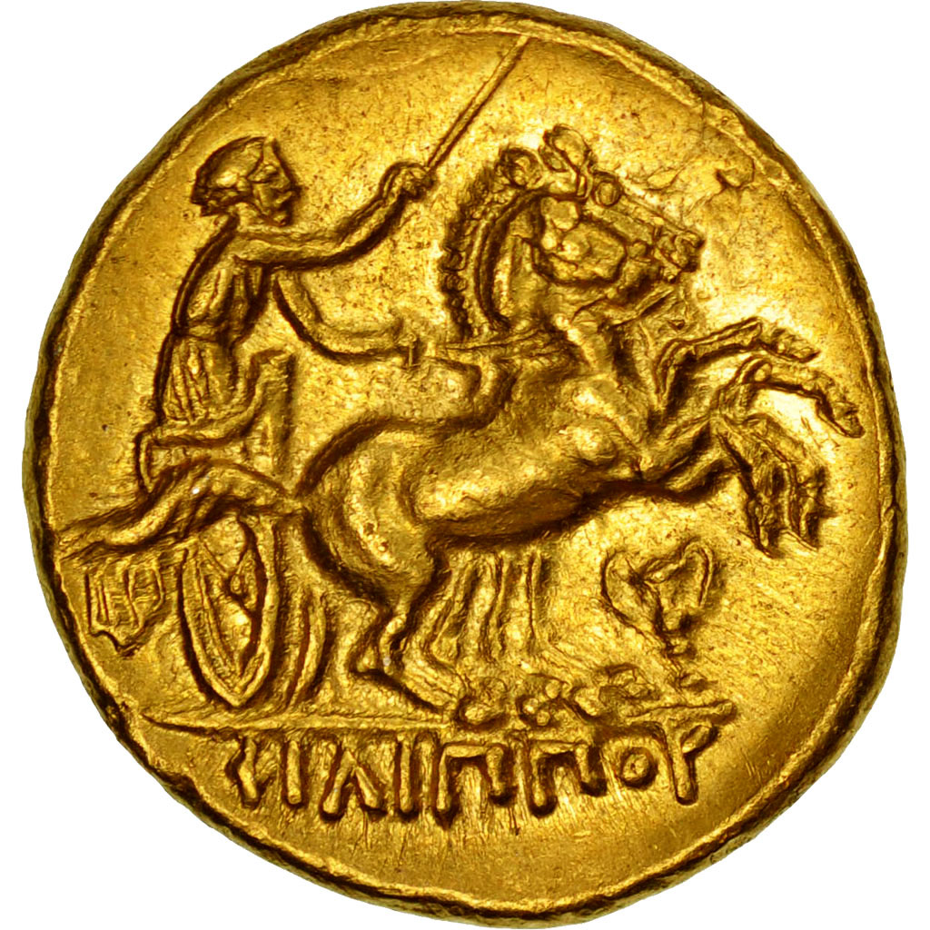 Coin, Kingdom of Macedonia, Philip III, Stater, Pella, graded, NGC, Ch AU