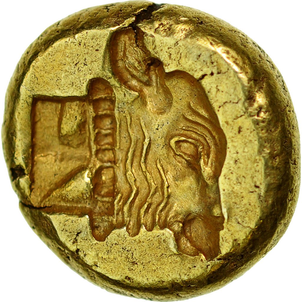 Coin, Lesbos, Mytilene, Hekte, AU(55-58), Electrum, HGC:6-938
