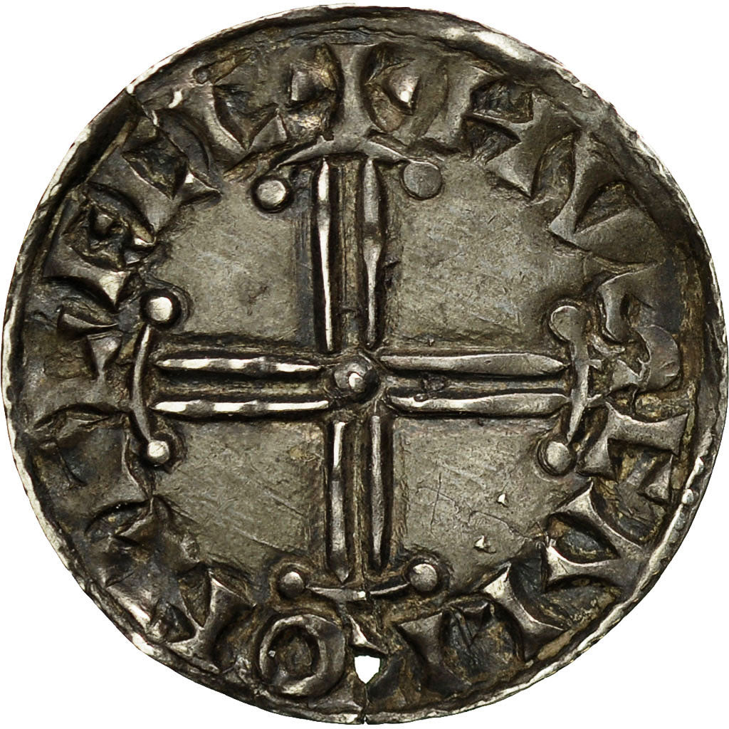 Coin, Great Britain, Edward the Confessor, Penny, Chester, AU(55-58), Silver