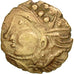 Monnaie, Aulerques Éburovices, Hémistatère, TTB+, Electrum, Delestrée:2401