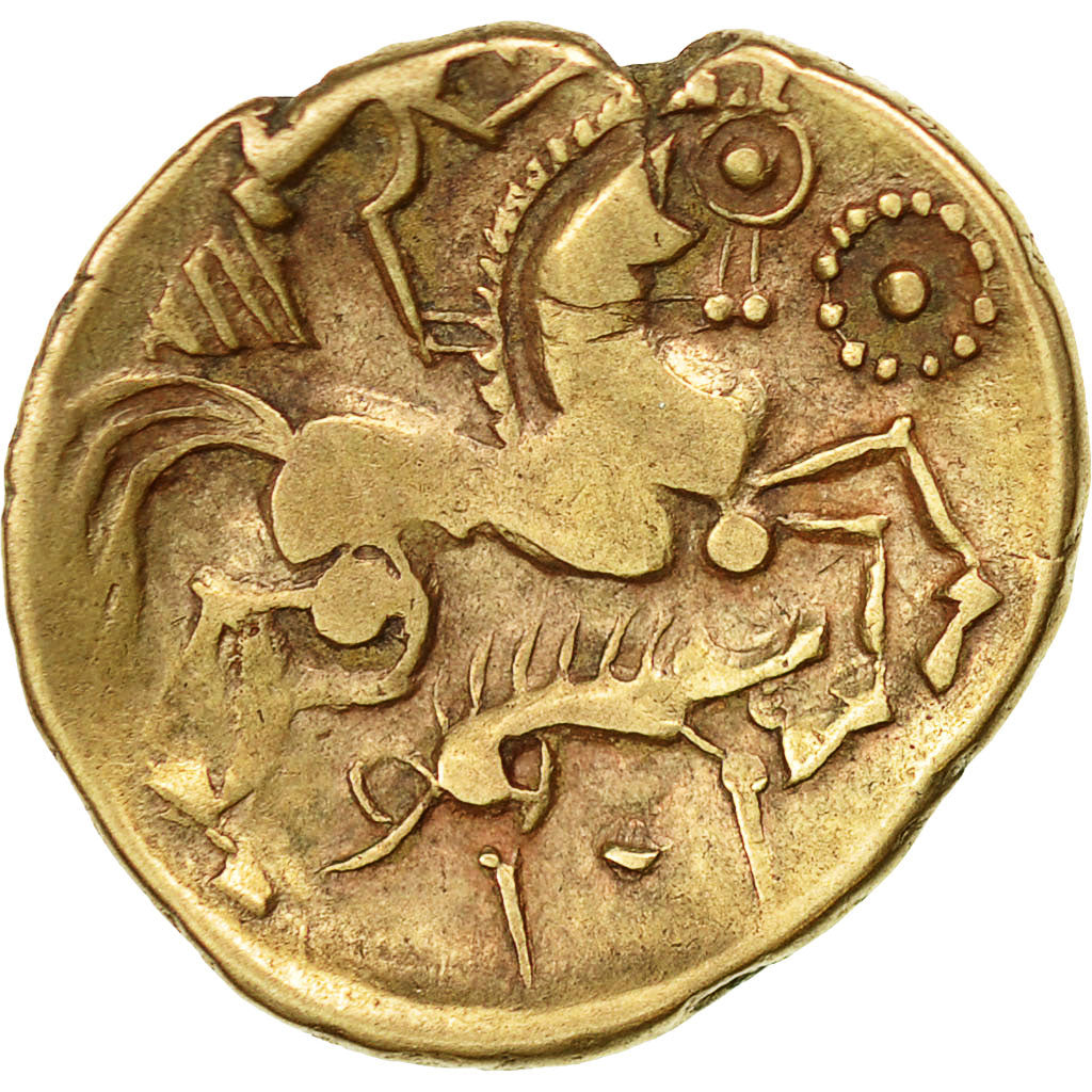 Coin, Aulerci Eburovices, Hemistater, EF(40-45), Electrum, Delestrée:2401