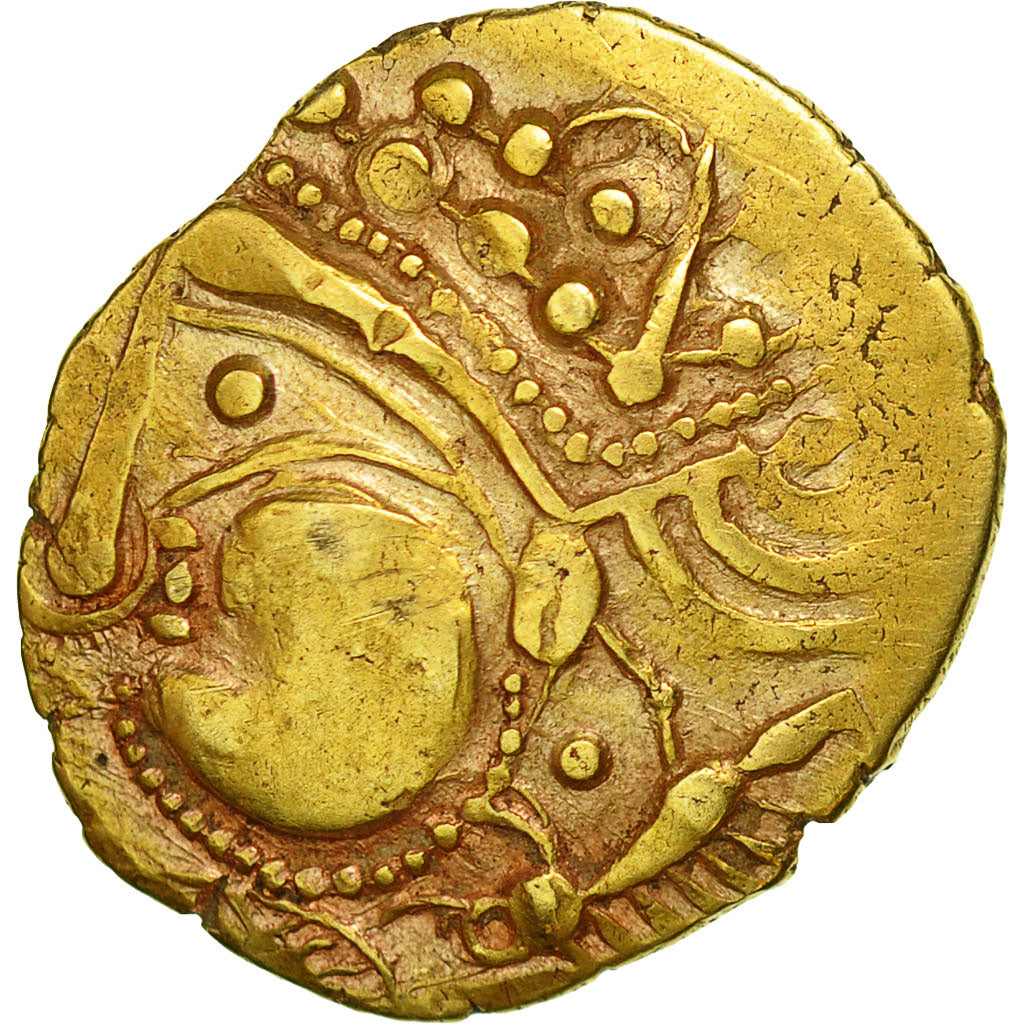 Münze, Aulerci Eburovices, Hemistater, SS+, Electrum, Delestrée:2401var