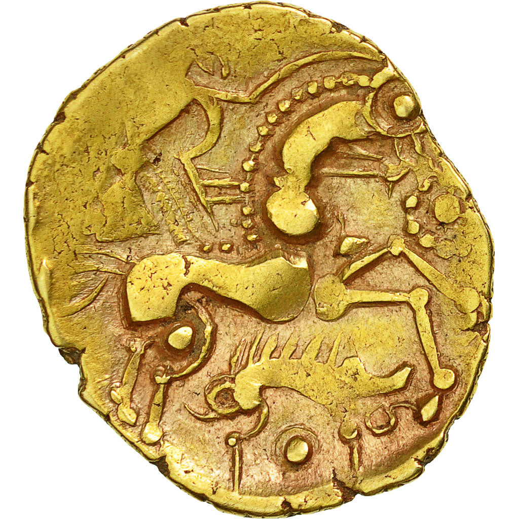 Münze, Aulerci Eburovices, Hemistater, SS+, Electrum, Delestrée:2401var