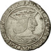 Moneta, Francia, François Ier, Teston, Rouen, MB+, Argento, Duplessy:794