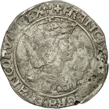 Coin, France, François Ier, Teston, Lyon, VF(30-35), Silver, Duplessy:810