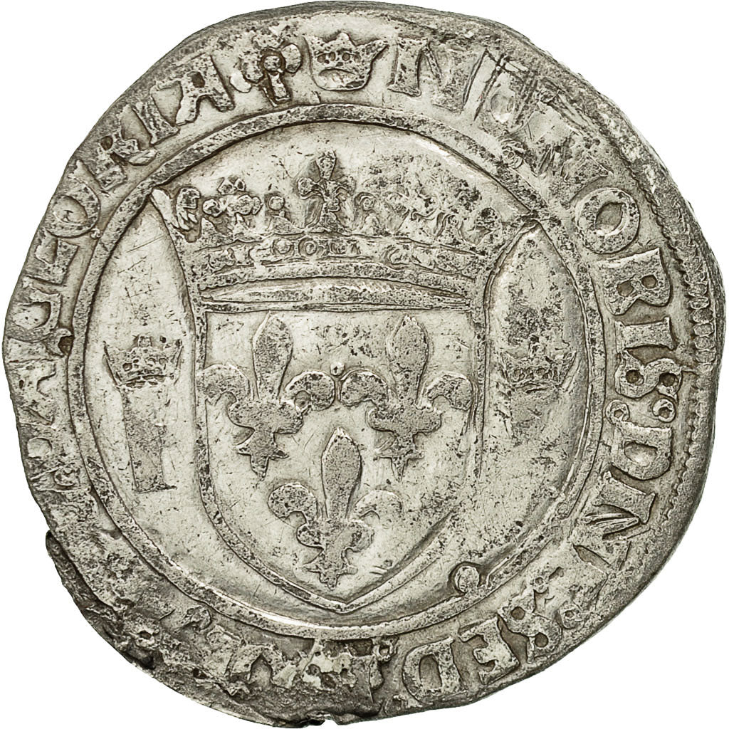 Münze, Frankreich, François Ier, Teston, Lyon, S+, Silber, Duplessy:810