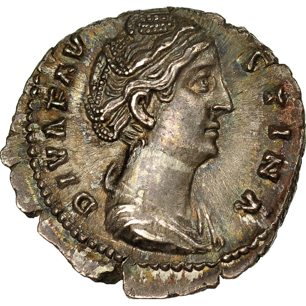 Münze, Faustina I, Denarius, Rome, UNZ, Silber, RIC:351