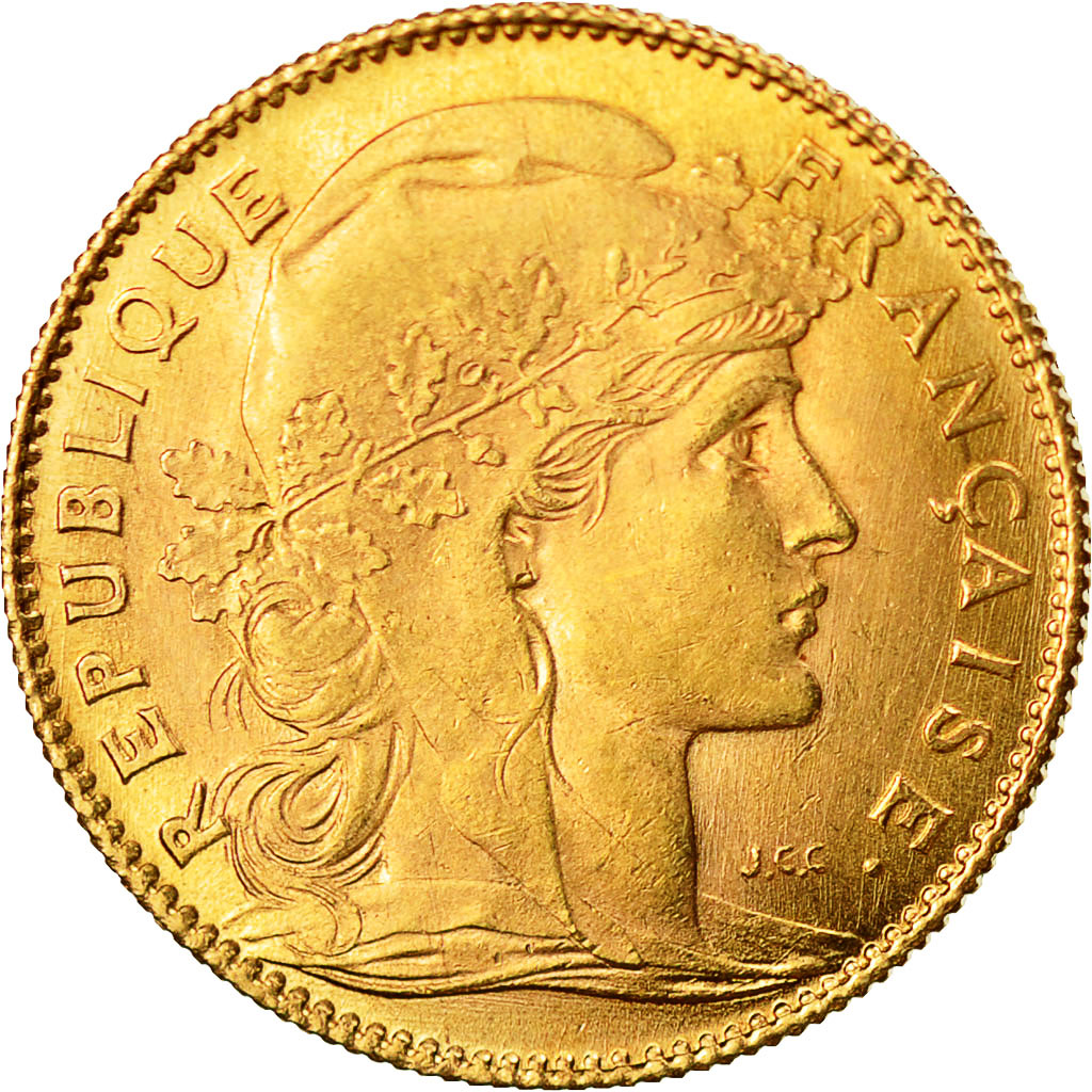 Francia, Marianne, 10 Francs, 1914, Paris, SPL-, Oro, KM:846, Gadoury:1017