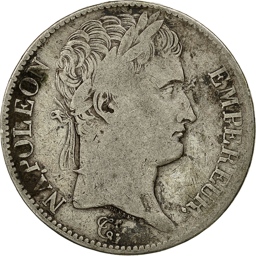 France, Napoléon I, 5 Francs, 1808, Paris, TB+, Argent, KM:686.1, Gadoury:583