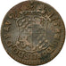 LIEGE, John Theodore, Liard, 1744, Liege, VF(20-25), Copper, KM:146
