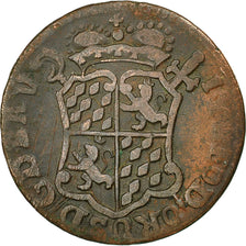 Coin, LIEGE, John Theodore, Liard, 1745, Liege, VF(30-35), Copper, KM:146