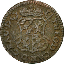 Monnaie, LIEGE, John Theodore, Liard, 1751, Liege, TB, Cuivre, KM:155