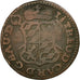 LIEGE, John Theodore, Liard, 1751, Liege, VF(20-25), Copper, KM:155