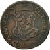 Coin, LIEGE, John Theodore, Liard, 1752, Liege, VF(30-35), Copper, KM:155