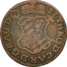 Coin, LIEGE, John Theodore, Liard, 1752, Liege, VF(20-25), Copper, KM:155