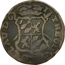 LIEGE, John Theodore, Liard, 1750, Liege, VF(20-25), Copper, KM:155
