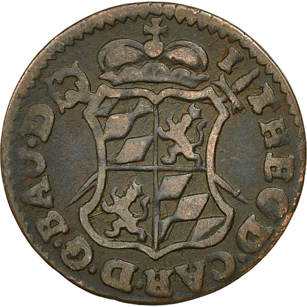 Coin, LIEGE, John Theodore, Liard, 1750, Liege, VF(30-35), Copper, KM:155