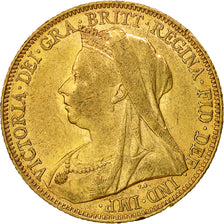 Monnaie, Australie, Victoria, Sovereign, 1899, Melbourne, TTB, Or, KM:13