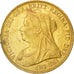 Coin, Australia, Victoria, Sovereign, 1901, Sydney, AU(50-53), Gold, KM:13