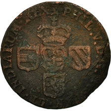 Moneta, Paesi Bassi Spagnoli, NAMUR, Philip V of Spain, Liard, 1710, Namur, MB
