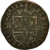 Paesi Bassi Spagnoli, BRABANT, Liard, 12 Mites, 1608, Antwerp, MB, Rame, KM:33.1