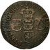 Spanish Netherlands, Flanders, Liard, 12 Mites, 1695, VF(30-35), Copper, KM:81.2