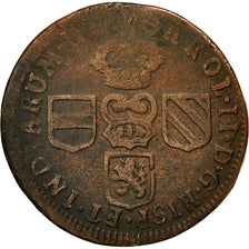 Coin, Spanish Netherlands, Flanders, Liard, 12 Mites, 1700, VF(20-25), Copper